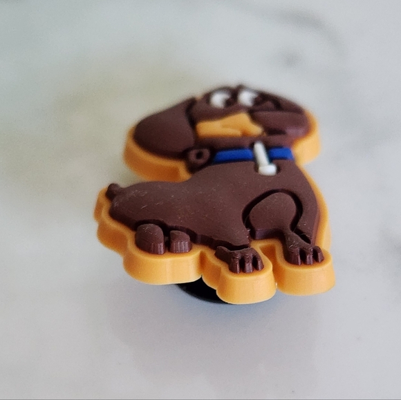 🐾 Dachshund Wiener Dog Croc Charm 1.25” Cute Puppy Jibbitz - Picture 3 of 3